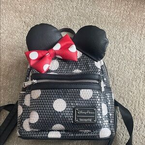 Disney Minnie Mouse Polka Dot Sequin Bag